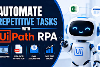 create uipath rpa automation bots for repetitive tasks power automate rpa flows