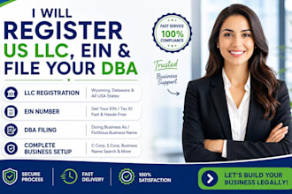 register US c corp s corp ein dba filing llc conversion fictitious business name