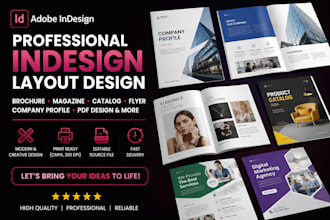 adobe indesign layout brochure design indesign magazine catalog pdf flyer design