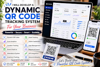 develop a custom dynamic qr code tracking system for your business