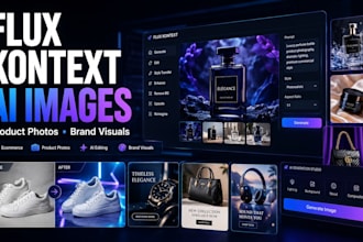 create ai product photos and brand visuals using flux kontext