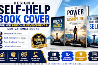 design a self help book cover for KDP personal development