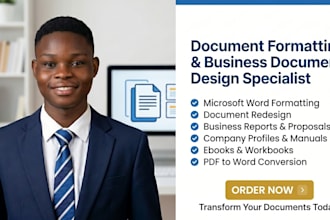 design and format business reports workbooks proposals and company profiles