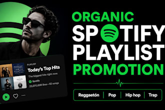 do organic spotify playlist promotion and music marketing