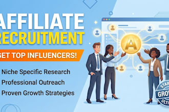 manage your affiliate recruitment and launch your affiliate program