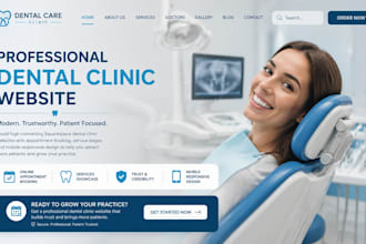 build squarespace dental clinic website dentist appointment booking website