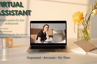 provide reliable virtual assistant and data entry services