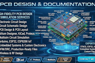 design professional schematics and pcb layouts using altium, kicad, eagle, pads