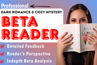 be your romance beta reader, romantasy beta reader, and cozy mystery beta reader