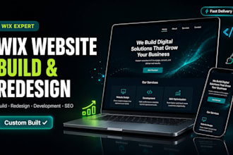 develop wix website wix website redesign wix website development wix development