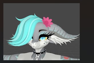 create furry avatar vrchat avatar commission