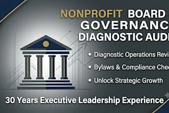 conduct a professional nonprofit board and governance diagnostic audit