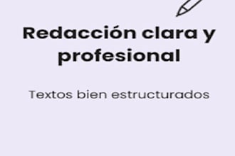 redacción clara, profesional y bien estructurada para tu proyecto