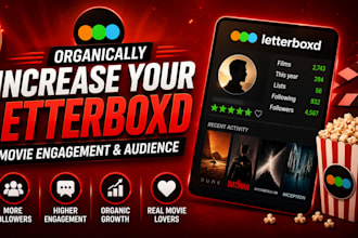 organically increase your letterboxd movie engagement and audience