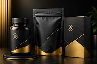 kickstarter packaging, tech box, 3d mockup, retail packaging