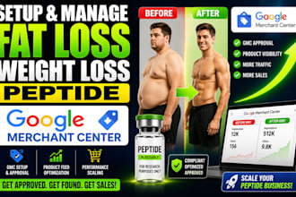 setup and manage fat loss weight loss loss fat peptide google merchant gmc gmc