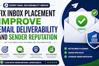 improve email deliverability fix inbox placement sender reputation