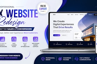 wix website redesign wix website design wix business website wix development SEO