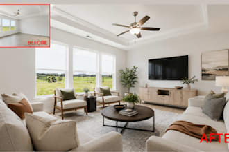 do virtual staging, virtual furniture, virtual renovation
