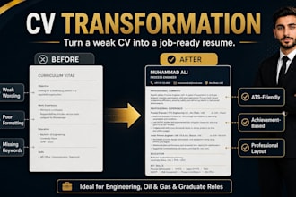 rewrite, edit and optimize your ats resume and CV