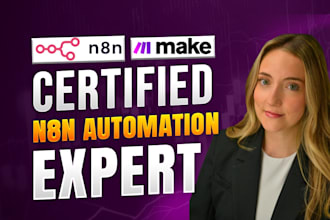 build n8n automation, n8n workflow automation, make automation, and n8n ai agent