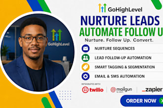 create gohighlevel nurture sequences lead follow up and tagging automation