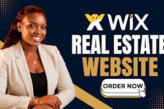 design or redesign a luxury wix real estate website for realtors and brokers
