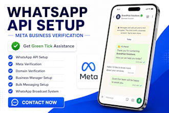 fix meta business suite, domain verification, setup whatsapp api and meta pixel