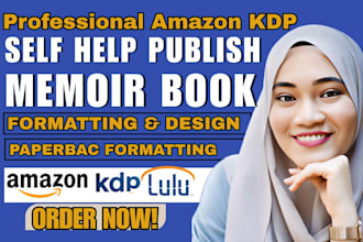 do amazon kdp self help publish memoir fiction novel formatting lulu ingramspark