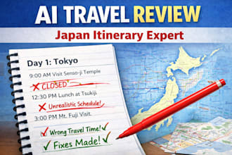 review your ai japan travel plan