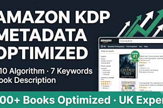 optimize your amazon KDP book metadata, keywords, and description for more sales