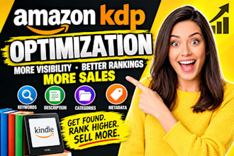 optimize your amazon KDP book metadata, keywords, and description for more sales