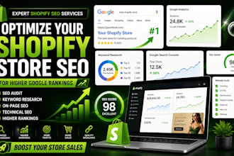 optimize your shopify store SEO for higher google rankings