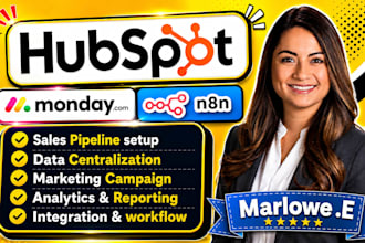 setup hubspot apollo io pipedrive clay salesforce bitrix24 monday crm automation