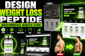 design weight loss loss fat fat loss burn fat peptide woocommerce website store