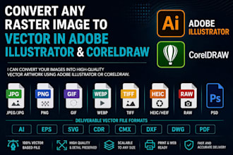convert any raster image to vector