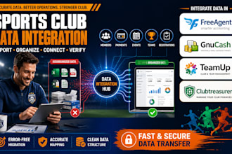 integrate sports club data in freeagent, gnucash, teamup, clubtreasurer
