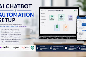 be ai agent make zappier automation n8n workflow ai agent setup