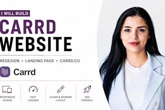 build carrd website redesign carrd website carrd landing page carrd co website
