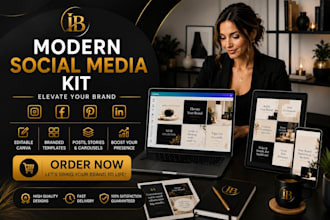 design modern canva social media templates for your brand