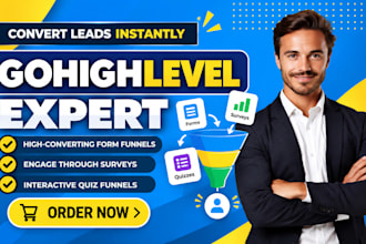 setup ghl quiz funnel survey funnel forms automation
