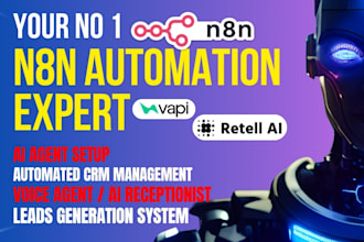 build ai receptionist for home services vapi ai voice automation n8n chatbot