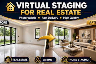 do professional virtual staging for real estate property marketing