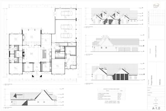 make architectural permit drawings in autocad and revit