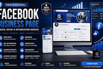 create facebook page setup social media business page setup and optimization