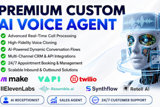 setup ai voice agent using vapi ai retell ai synthflow eleven labs n8n expert