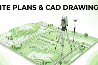 land survey draw survey plans site plan topography land surveyor grading permit