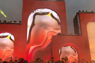 create concert visuals, motion graphics and led wall animations