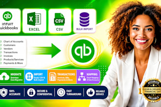 migrate quickbooks data excel csv bulk import transactions invoices mapping