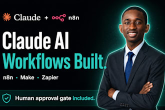 claude n8n automation claude API make workflow business process